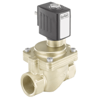 Burkert Servo-Assisted 2/2-Way Diaphragm Valve, 6281EV